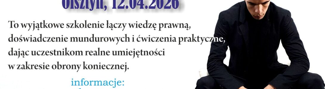 Obrona konieczna – 12.04.2026 – szkolenie